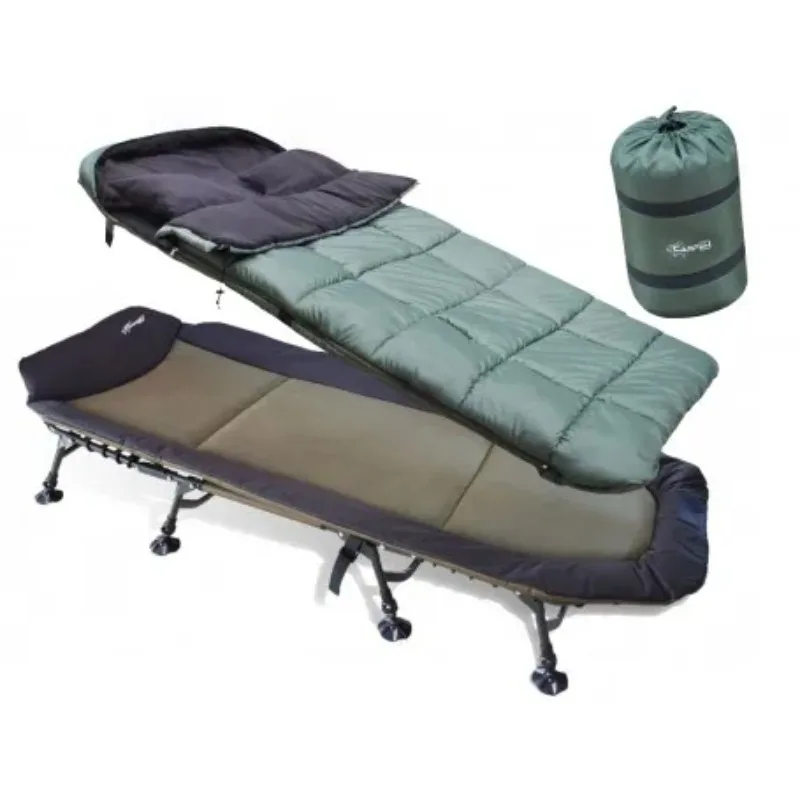 7 Legs Neoprene Bed Chair with 4 Season Sleeping Bag Comfort Pack for Fishing - Best Choice for Ultimate Warmth And Support