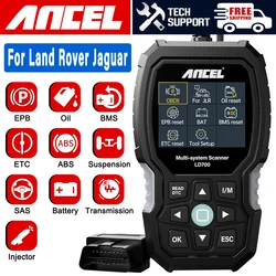 ANCEL LD700 OBD2 Scanner All Systems Diagnostic Tool Check Engine ABS TPMS Oil Reset OBDII Code Reader for Land Rover Jaguar JLR