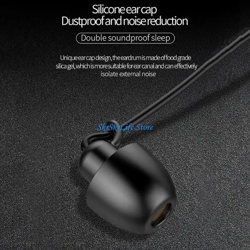 

E65E Sleep Earphone In-ear Headset Noise Cancelling Sleeping Headphone Lightweight