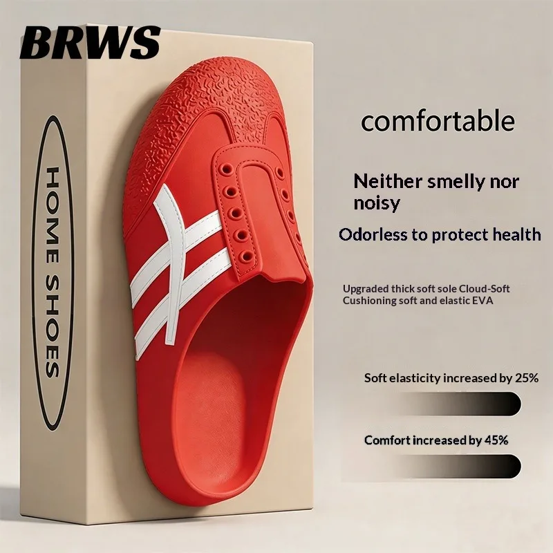 2026 Spring Women Platform EVA Mules Clogs Soft Comfort Slip on Slippers Casual Flat Sneakers Plus Size To 45 view 2