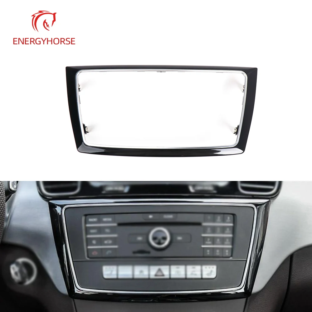 

For Mercedes W166 W292 Center Console CD Player Panel GLE320 GLS450 Decorative Frame Plating Decorative Strip 1666802317