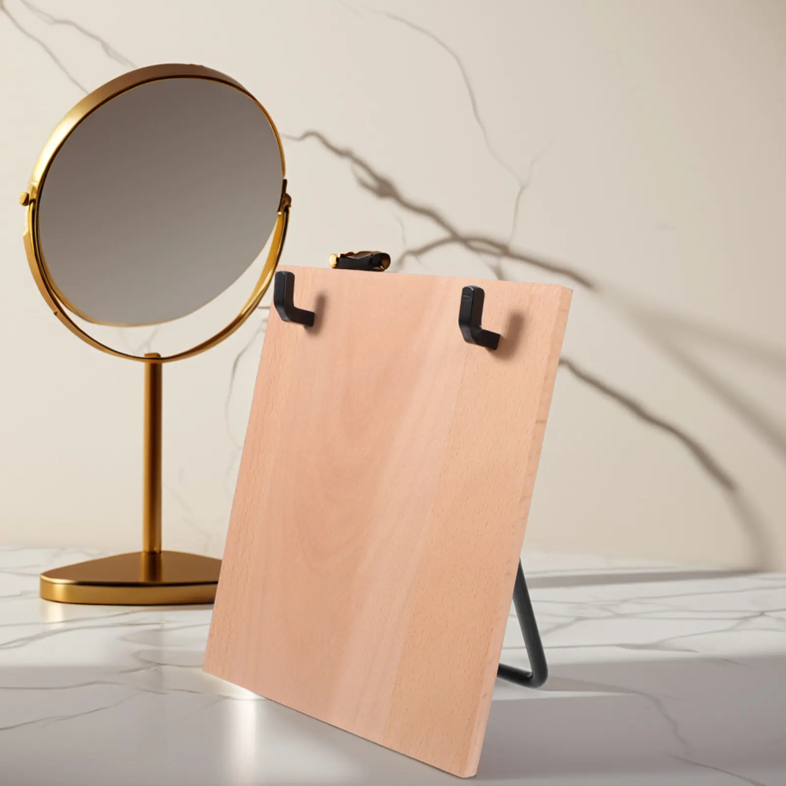 Desk Calendar Holder Rack – Adjustable Flip Display Stand for Desktop Organization