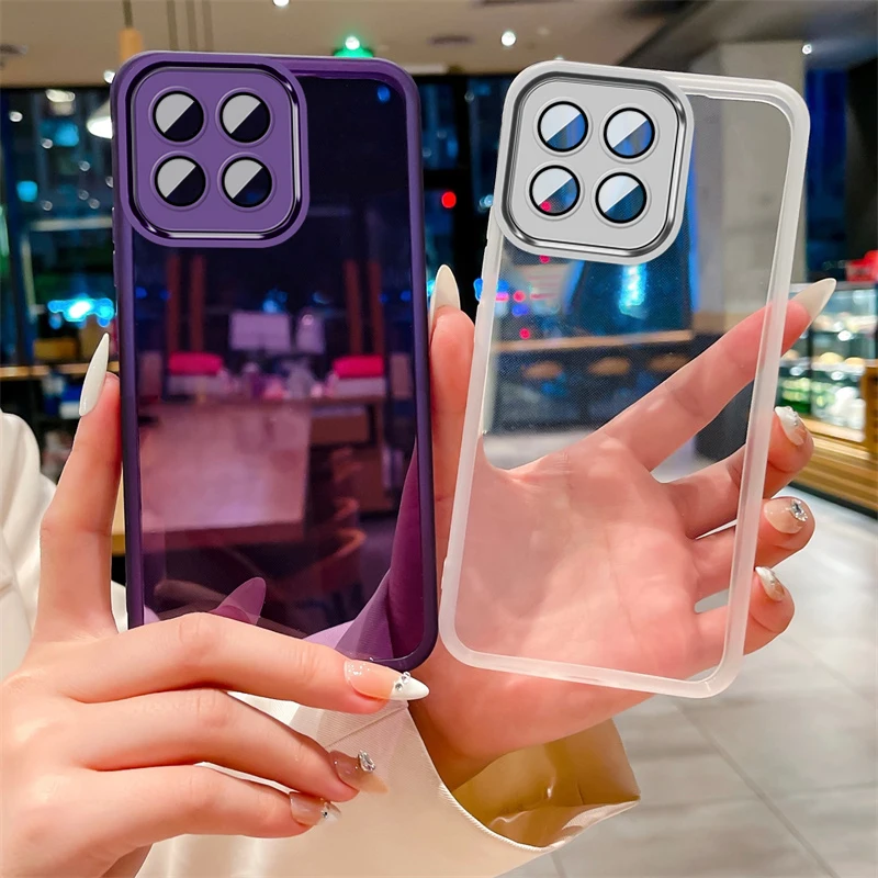 ل Honor 400 الذكية عدسة كاملة طبقة حماية الكاميرا شفافة لينة سيليكون بولي TPU الهاتف الخلفي القضية ل Honor400 الذكية X7d 4G 5G