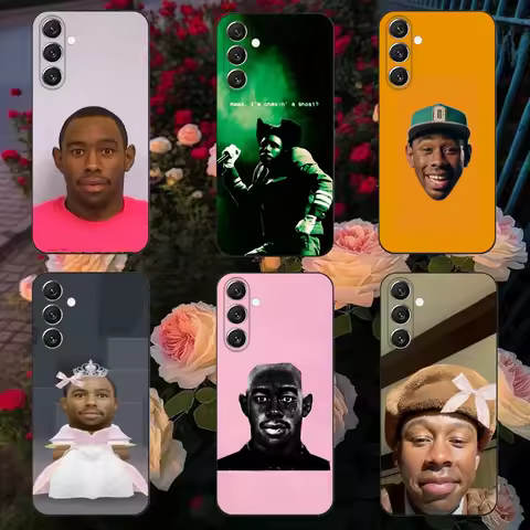 Funny Tyler The C- Creator Phone Case For Samsung Galaxy A13,A21s,A22,A31,A32,A52,A53,A71,A80,A91 Soft Black Shell