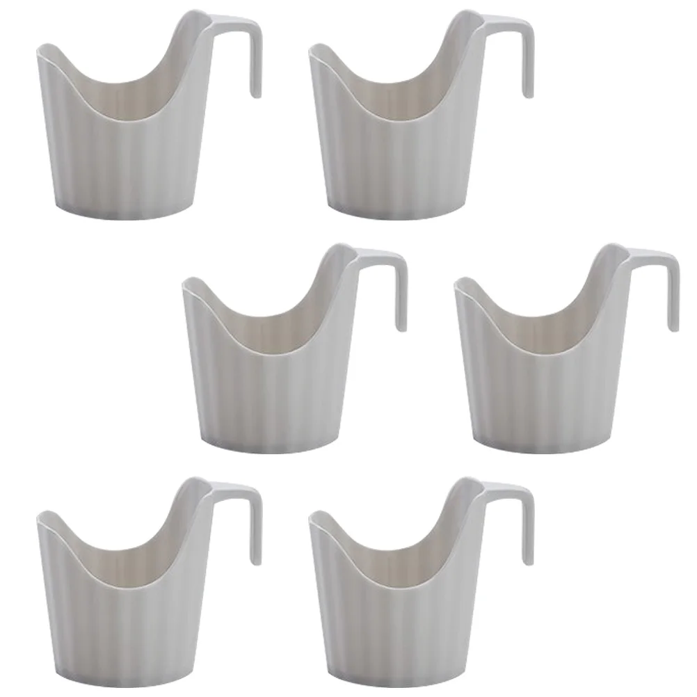 

6 Pcs Anti-scalding Coaster Coffee Cups Paper Holder Tea Cupholder Household Plastic for Table Top Office