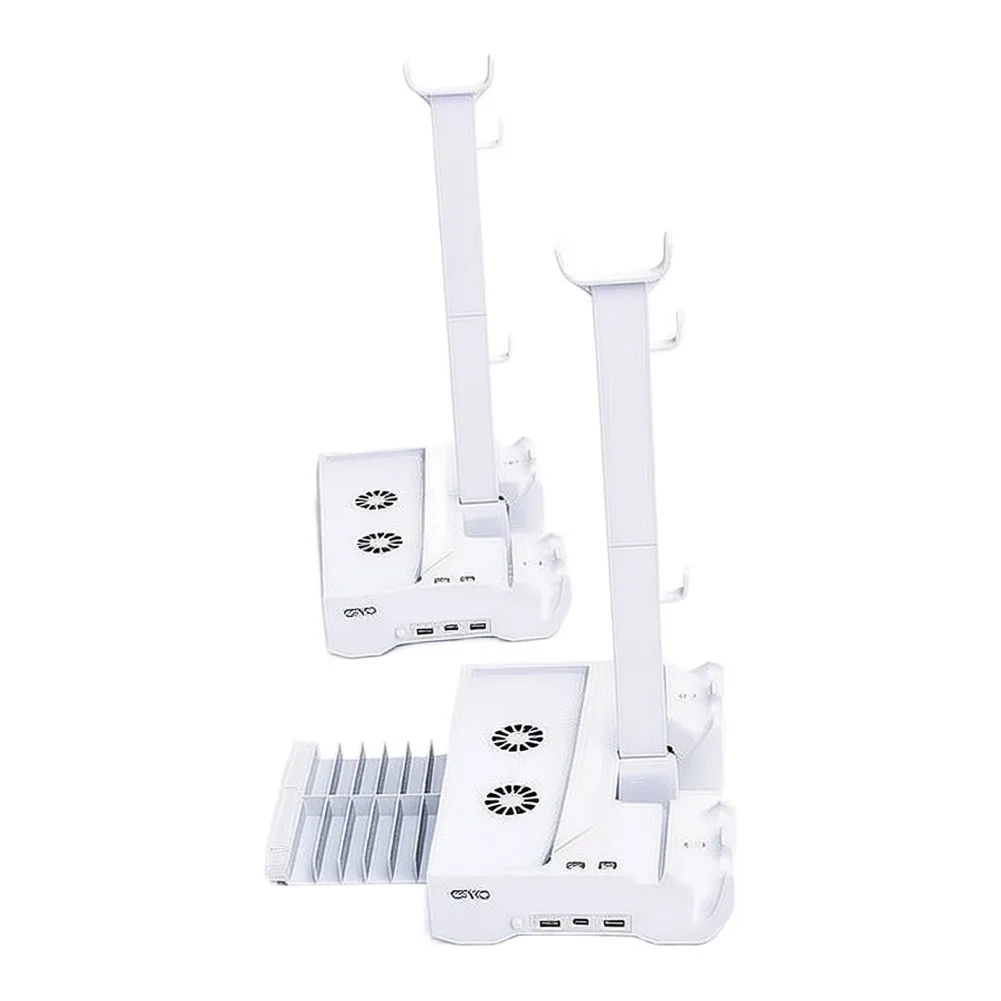 For PS5 for slim Cooling and Charging Station with Dual USB Ports and Efficient Heat Dissipation for Extended Gaming