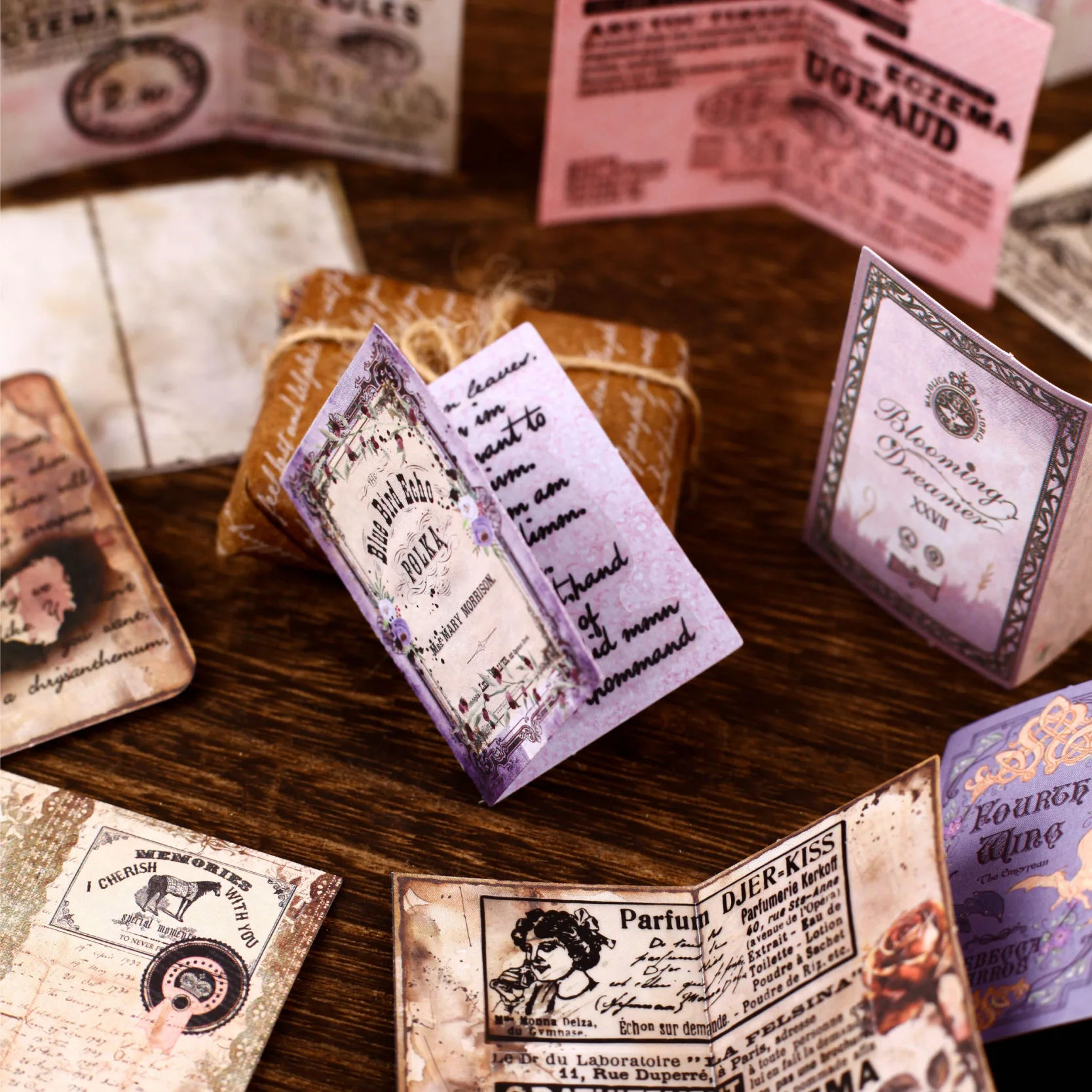 

6 упаковок/лот, коллекция книг Synopsis, милая милая декоративная самоклеящаяся наклейка в стиле ретро