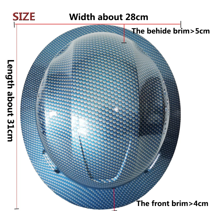エンジニア建設作業キャップ用フルブリムハードハット男性用承認されたansifrp安全ヘルメット4ポイント調整可能