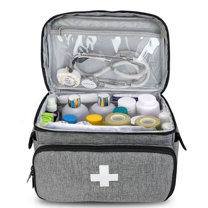 AEE3-Small Nursing Storage Bag Home First Aid Storage Box Kit