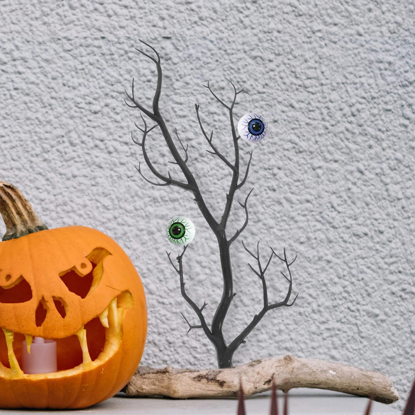 

2pcs Artificial Antler-Shaped Tree Branches Simulated Dried Branch Decor For Halloween Christmas Diy Craft Home Table Decoration