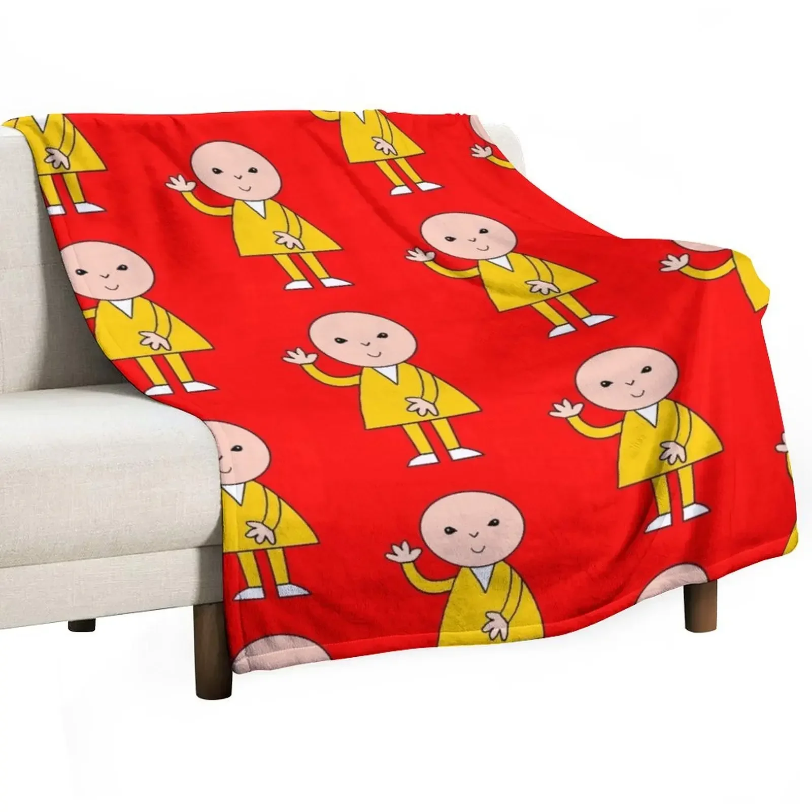 

Bod cartoon retro Throw Blanket Single Soft Big Vintage Summer Beddings Blankets