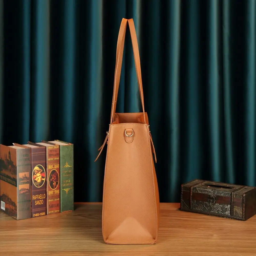 

Стильная большая вместительная сумка для ноутбука, профессиональная водонепроницаемая сумка большой вместимости, женская сумка на плечо для офисной работы