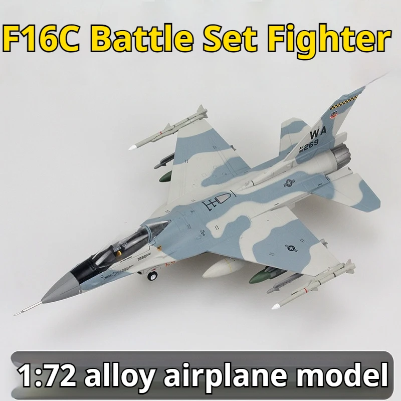 

1: 72 Us F-16 Fighting Falcon Aircraft Model Alloy Finished Products Toy Simulation Model Aircraft Fighter Pendant Collection