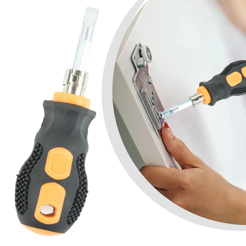 1pc Precision Screwdriver Mini Short Handle Screwdriver Portable Multi-functional Anti-Rust Bits Water Proof Screwdriver