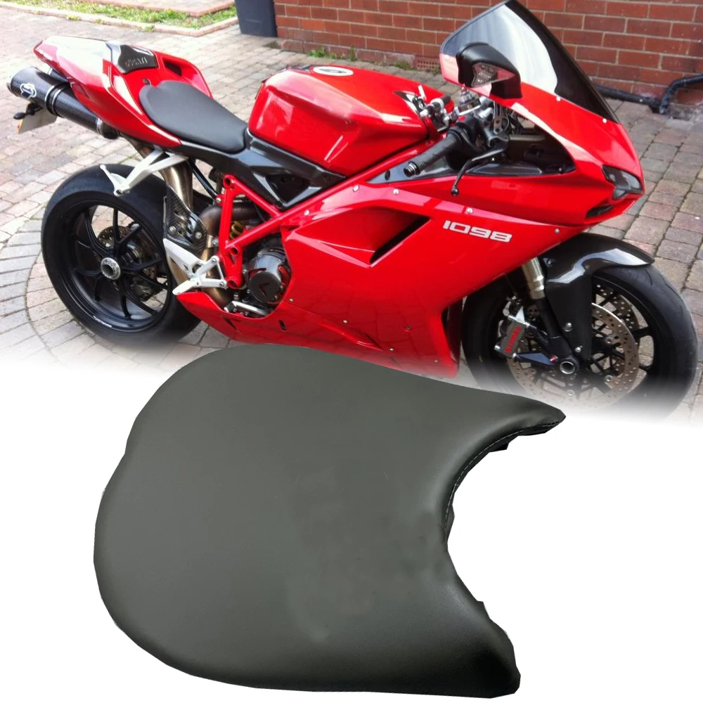 Motorcycle Front Driver Pillion Seat Cover Cushion Pad for Ducati SBK 848 SP 1198 S R 2007 08 09 2010 2011 2012 1098 Accessories