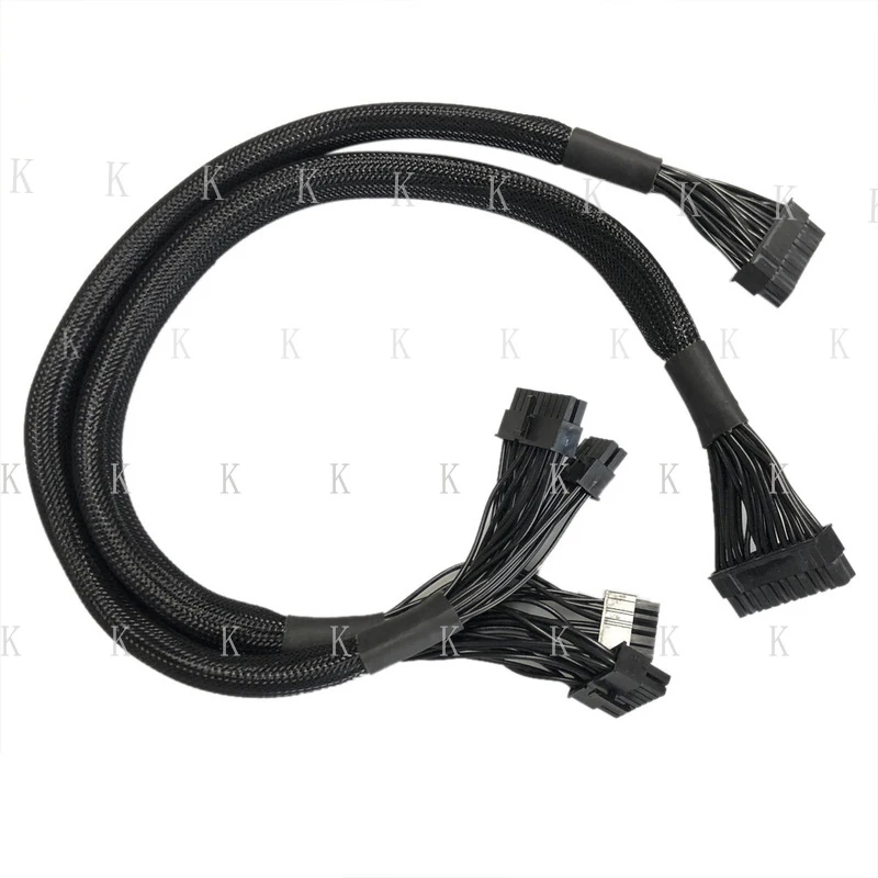 C   Power Supply Cable For Corsair RM1000X RM850X RM750X 8 Pin + 10 Pin TO 24 Pin