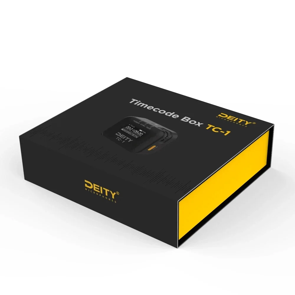Aputure DEITY TC-1 caja de código de tiempo inalámbrica generador micrófono codificador de tiempo para transmisión de vivo grabación de vídeo con Control de aplicación