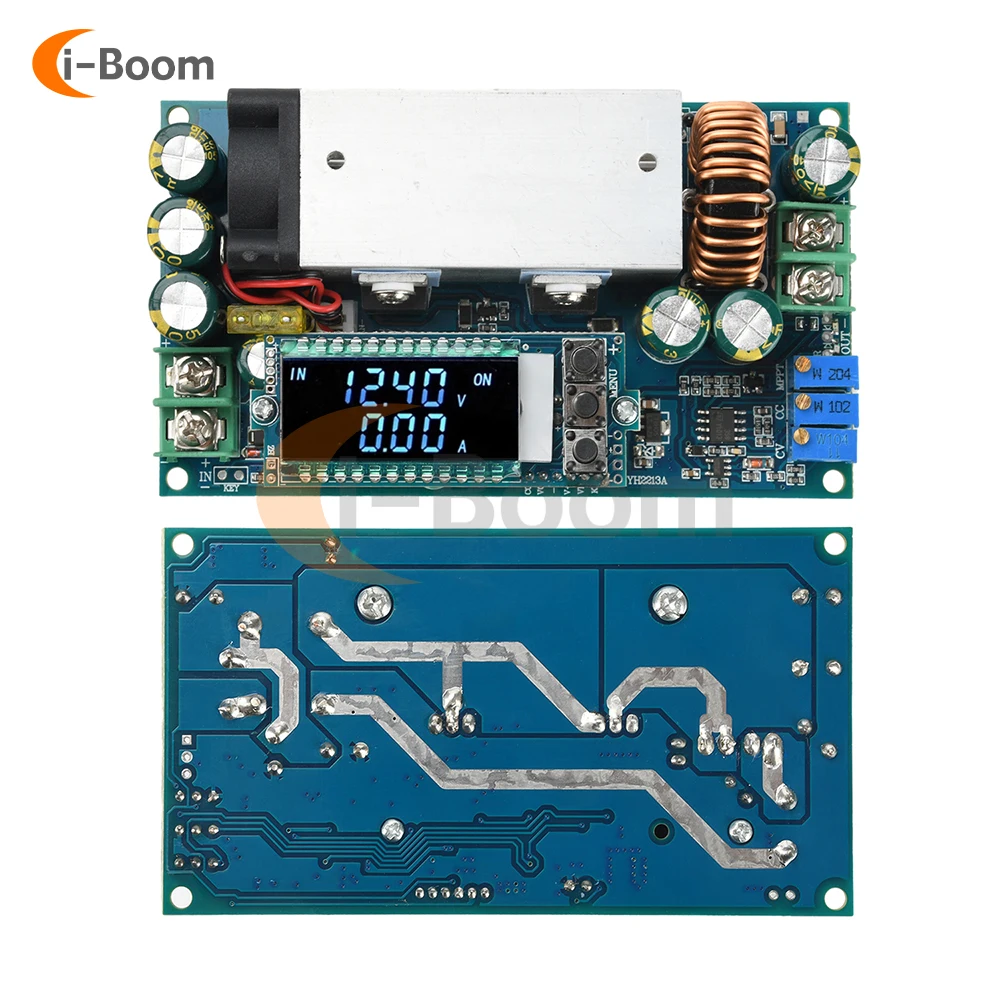 

DC 10~75V to DC 2~60v 20A Buck Power Supply Voltage Current Adjustable Voltage Regulator Module MPPT Solar Controller