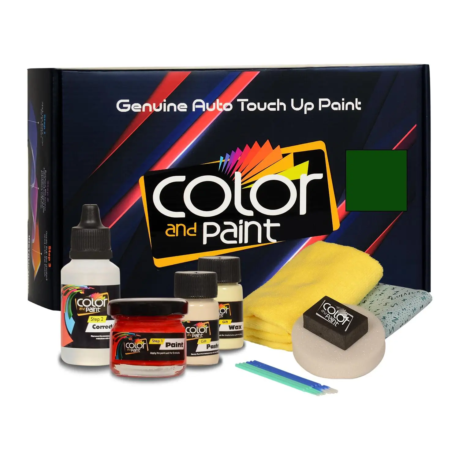 

Color and Paint compatible with Ford Europe Automotive Touch Up Paint - LORDS TAVERNERS GREEN - P4T - Basic Care