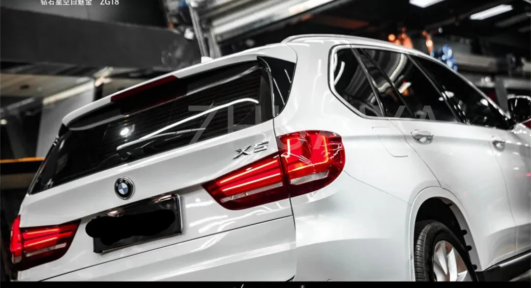 ZHUAIYA Pearl Diamond WHite Vinyl Wrap film wrapping film bright 1.52*17m quality Warranty covering film voiture