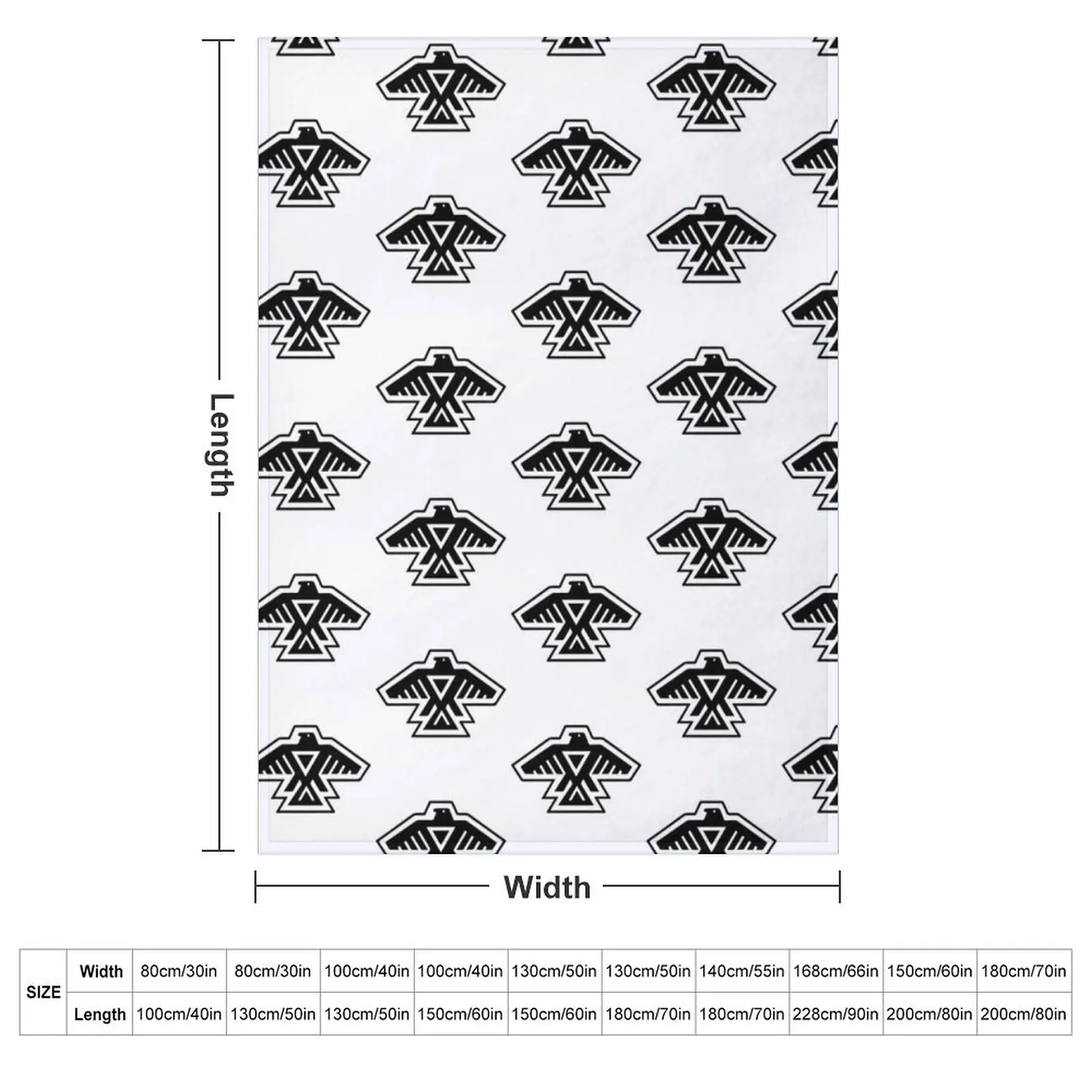 Anishinaabe Throw Blanket Decorative Sofas Vintage Loose Thermal Camping for winter Blankets