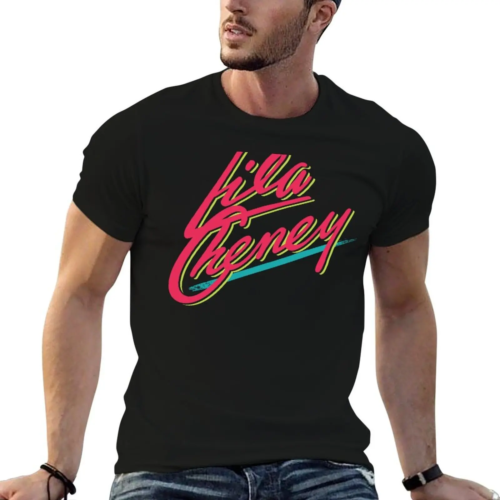 Lila Cheney — Pink and Green T-Shirt t shirts for man cotton man t shirt designer T-Shirt