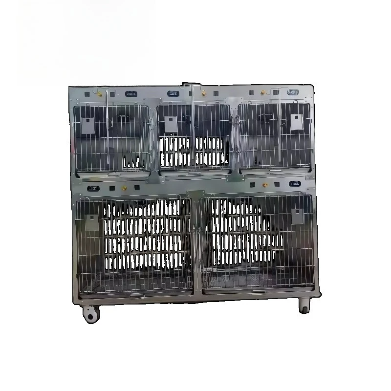 

Eco-Friendly 304 Stainless Steel Pet ICU Cage Veterinary Hospital Intensive Care Cage