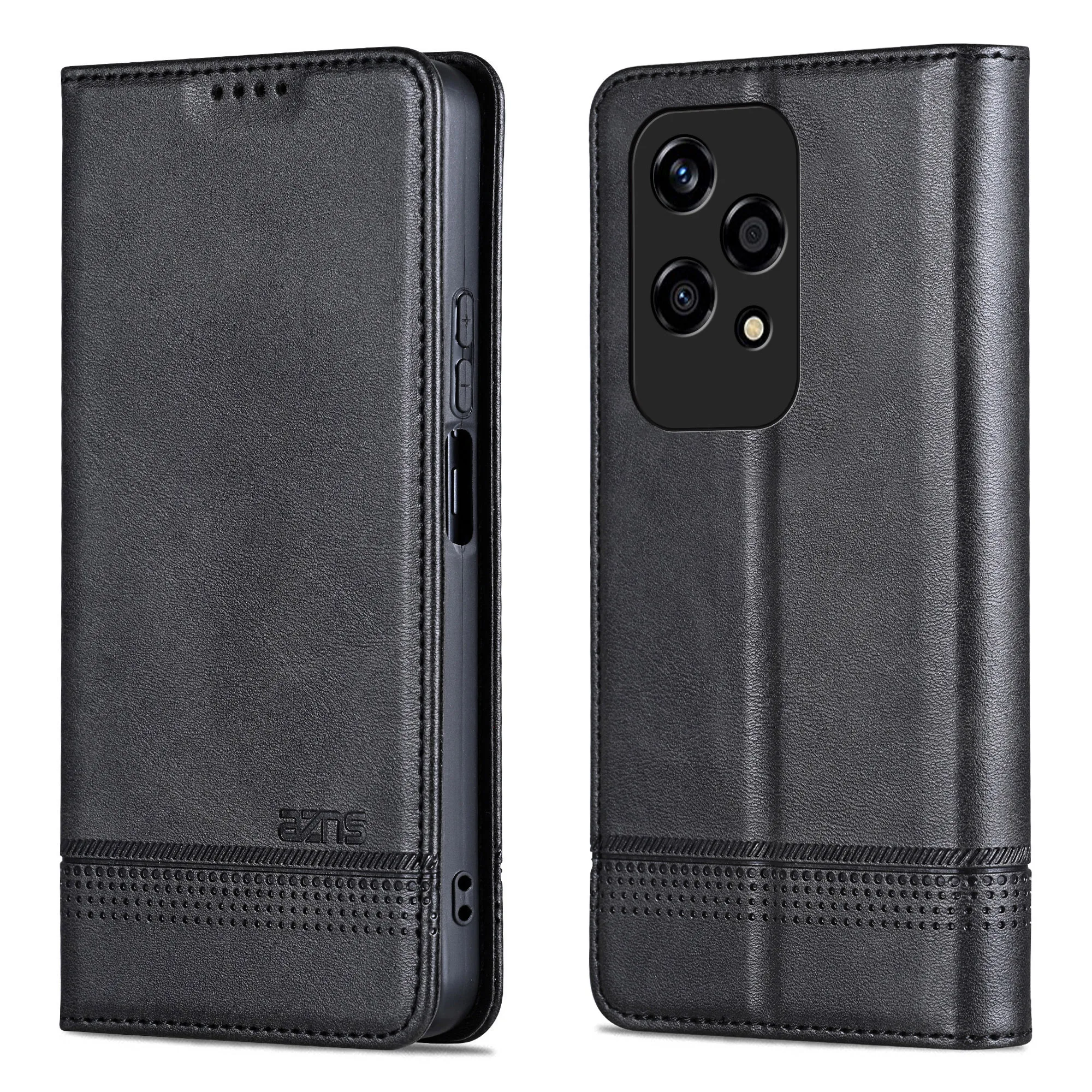 Flip leather Magnetic closed Cover For Honor 200 Lite Card slot wallet Fall prevention Phone Case For Honor 200 Lite Case 6.7