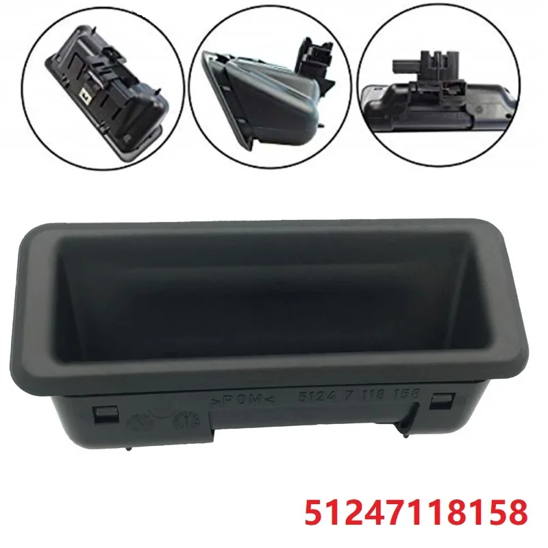 Picture 3: 51247118158 Rear Door Switch Trunk Handle For BMW E60 E61 E90 E91 E92 E93 E70 E88 E71 E72 E84 1 3 5 Series X1 X3 X5 X6 7118158