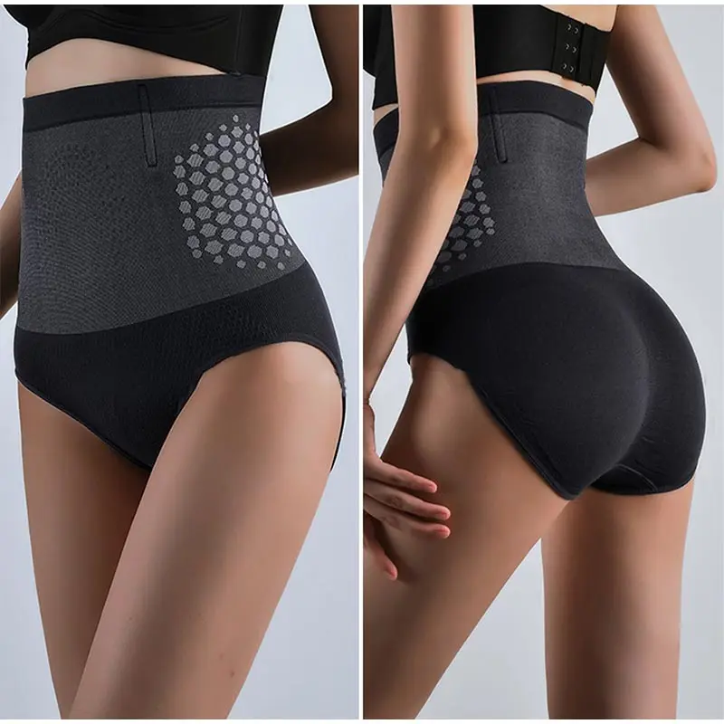 Seamless High Waist Lift Buttocks Panties Tummy Control Shapewear Pant Postpartum Body Shaper Anti Roll Women Slimming Underwear