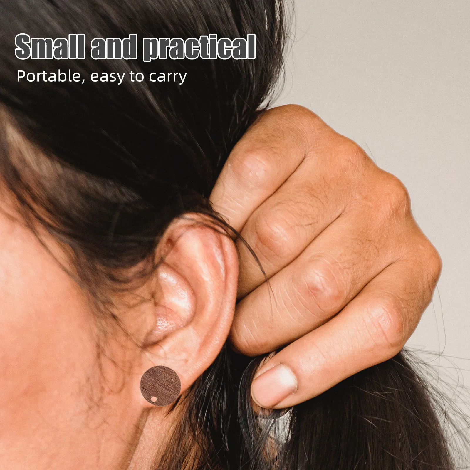 20Pcs Wood Round Earring Blanks Smooth Edges for Jewelry Making DIY Handmade Earrings Light Comfortable Accessories