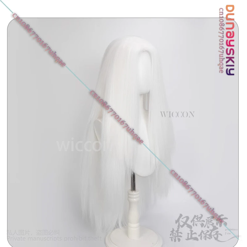 أنيمي Dandadan تأثيري توربو الجدة زي طويل أبيض مستقيم الباروكات كوس Dandadan لجميع القديسين عيد الميلاد كوس مخصص