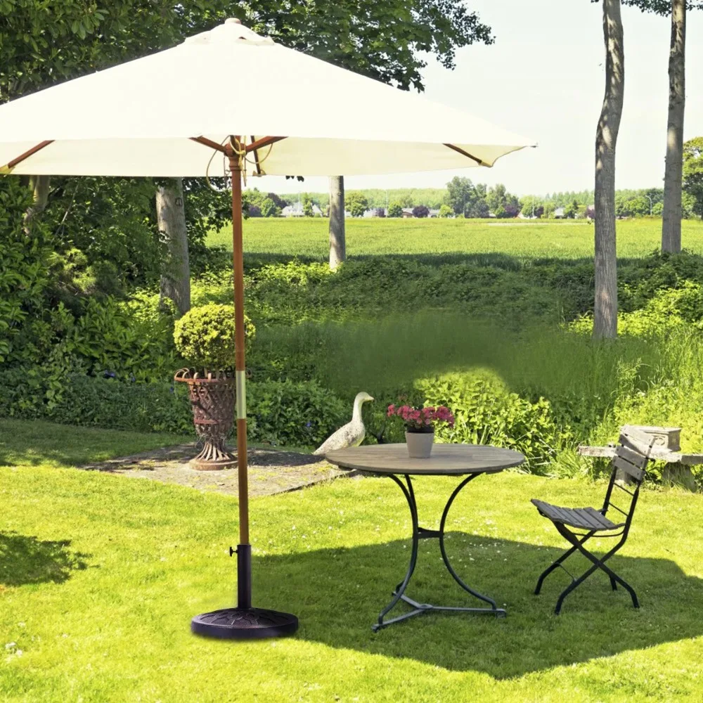 

Основание для круглого зонта 18 дюймов, напольное, для улицы и сада, сверхпрочное