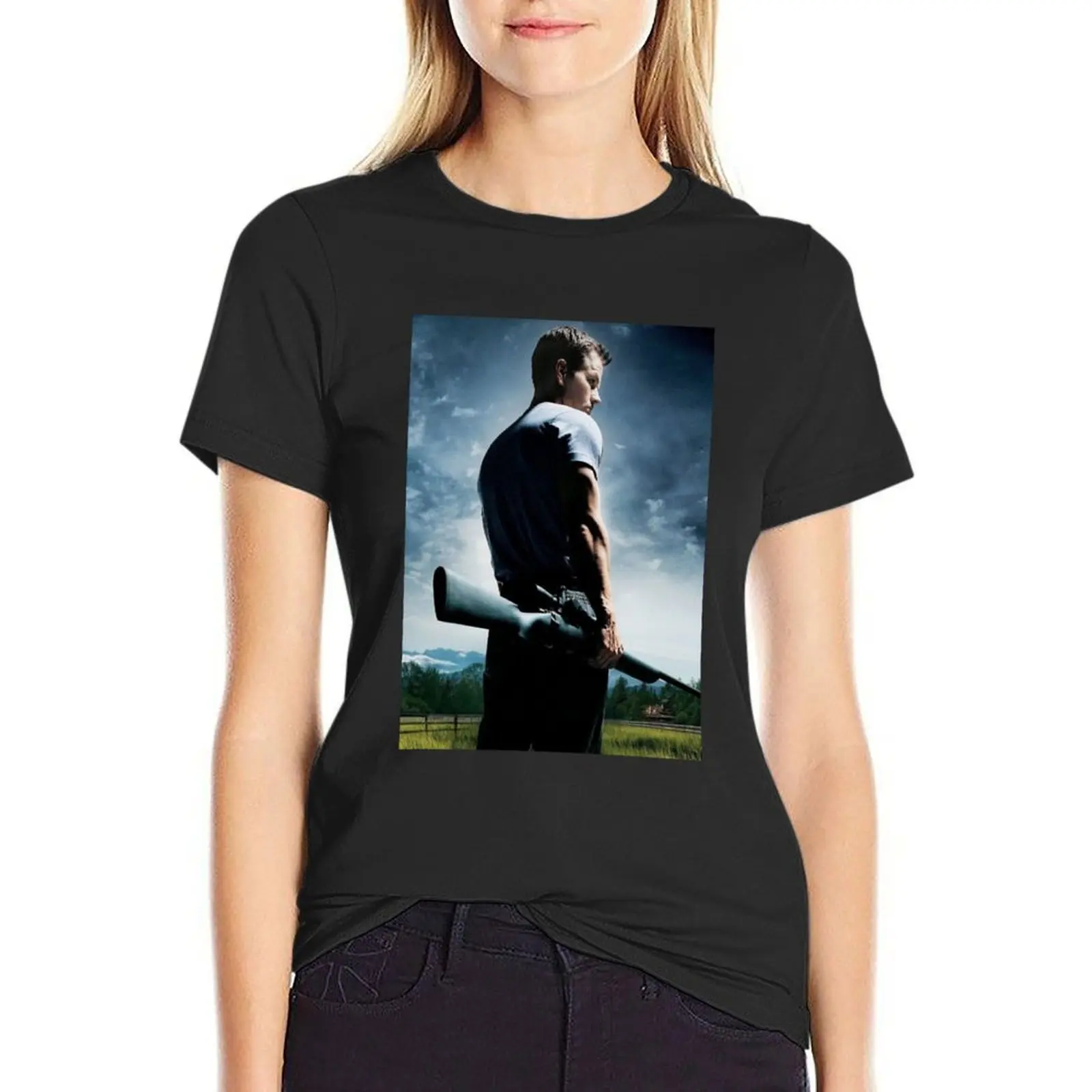 

Mark Wahlberg T-Shirt oversized customs Aesthetic clothing white t-shirts for Women