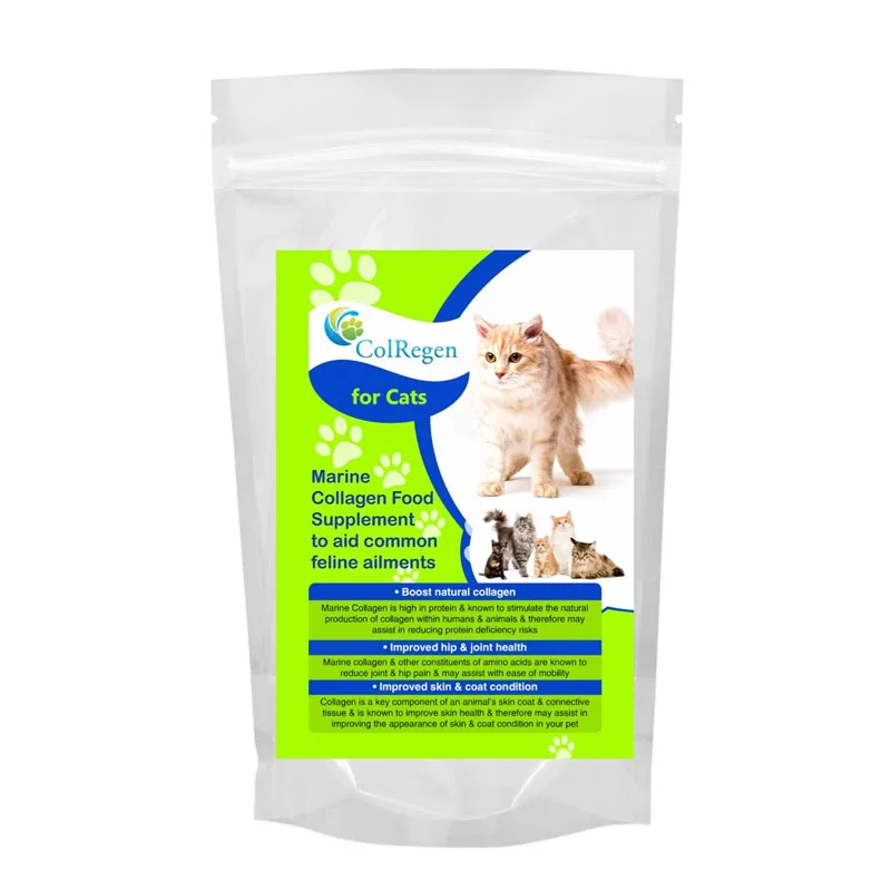 

Natural Marine Collagen Powder For Cats, ​Improves Skin And Coat Condition, Hip, Joint Mobility, 200g