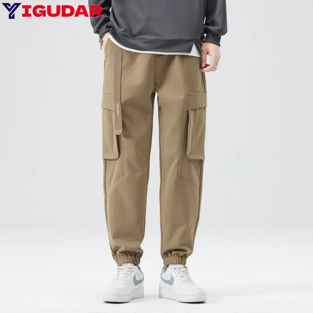 

2025 Solid Harem Men Pants Loose Male Pant Casual Thin Streetwear Trousers men pantalones hombre joggers cargo pants y2k