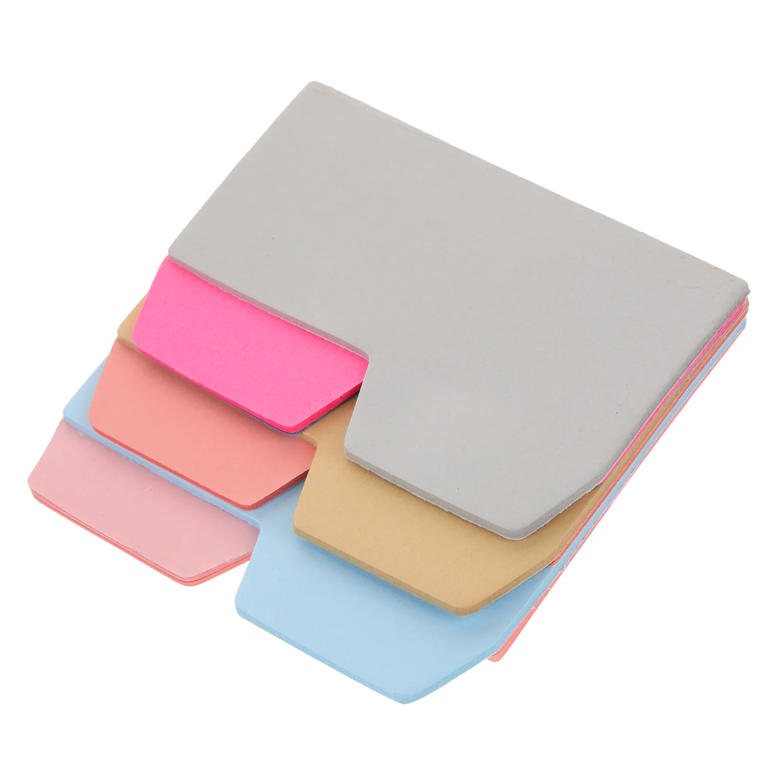 6 -Color Adhesive Note Colored Labels 6-Color Index Papers Self-adhesive Stickers