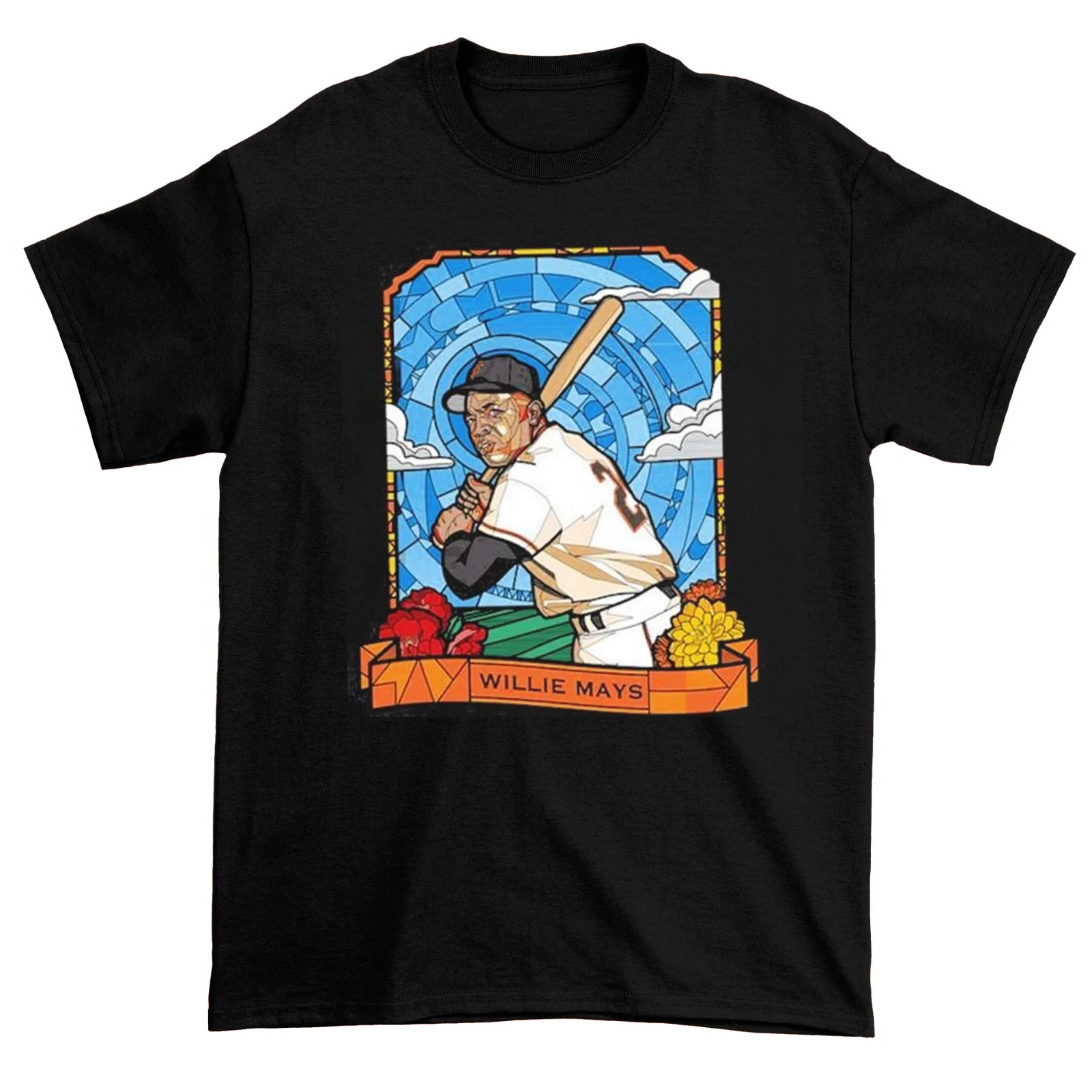 New popular Willie Mays Black Unisex ALl size shirt