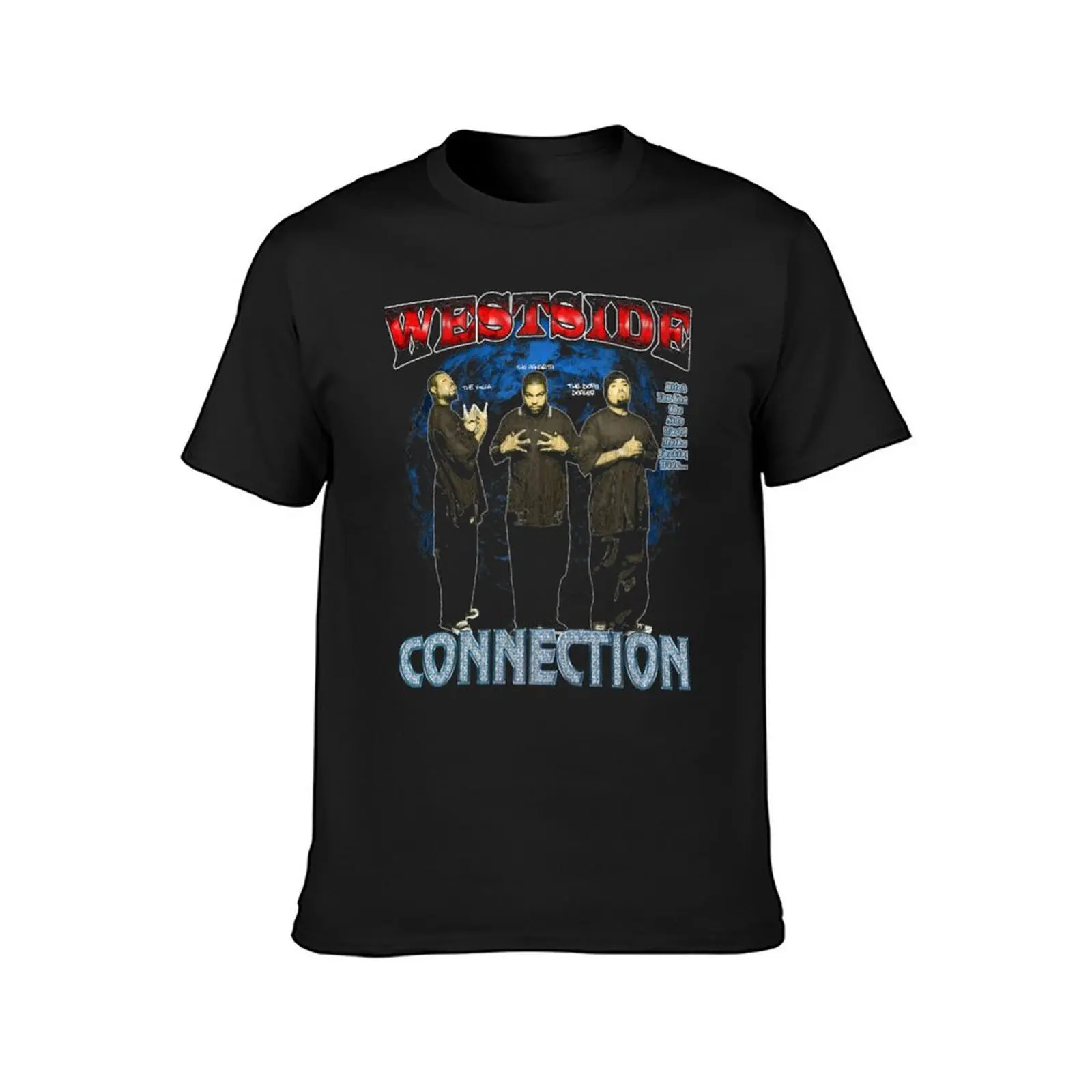 vintage bootleg westside connection T-Shirt sports fans summer top Aesthetic clothing hippie clothes mens clothes