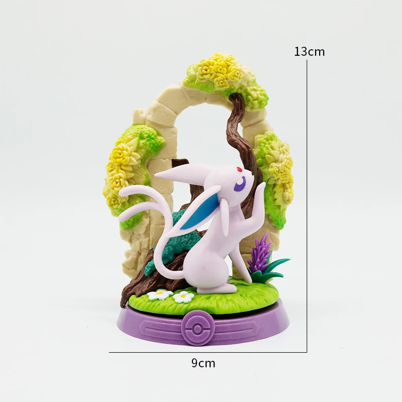 1/9 Stück Pokemon-Figur Spielzeug Eevee Sylveon Glaceon Leafeon Vaporeon Jolteon Umbreon Actionfigur Desktop-Ornamente Modelle – Detail 5