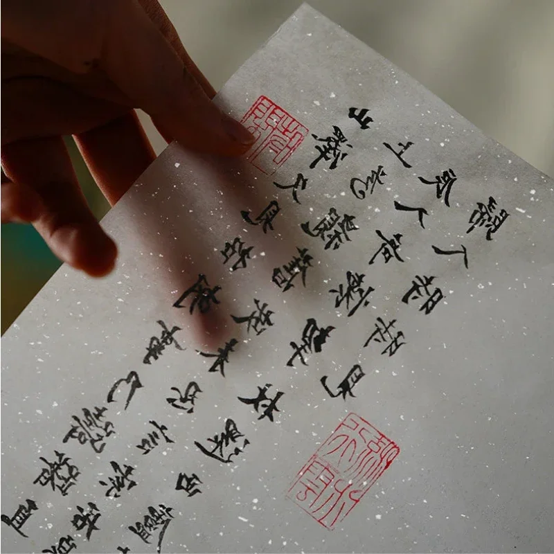 Fully Cooked Xuan Rice Paper Chinese Gongbi Painting Paper Anti-ink Bleeding for Detailed Brushwork Fine Calligraphy Art Supply