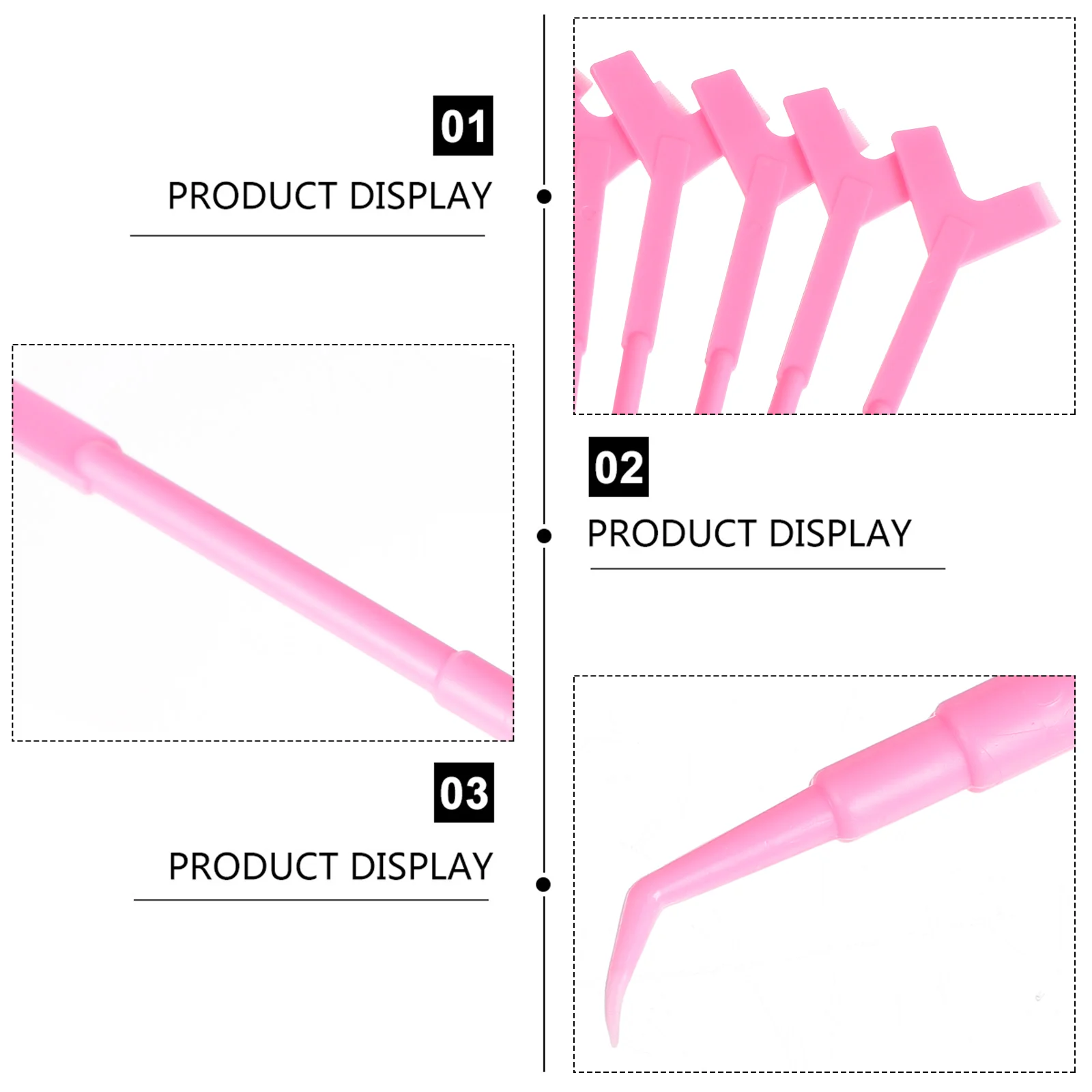 Lash Extension Remover False Eyelash Y-shaped Brush Curler Separator Lengthening Mascara