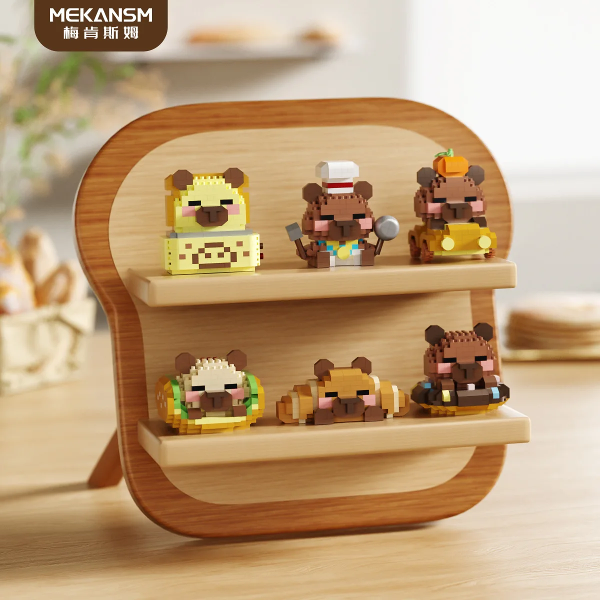 

Capibala Cute Pet Collection Mini Blocks, Brick Set Children's Puzzle Gift Cartoon Animal Diamond Brick Adult Leisure Toy