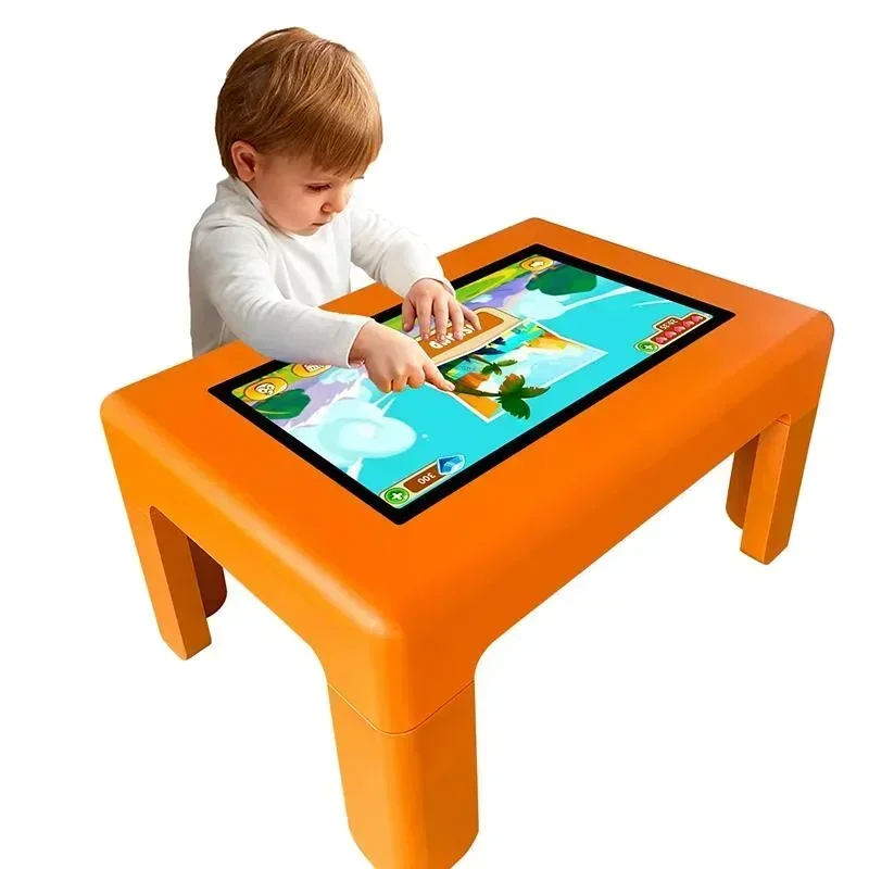 32,43,49,55 Inch Android Infinity Game Digital Kiosk Waterproof Education Interactive Touch Screen   For Kids