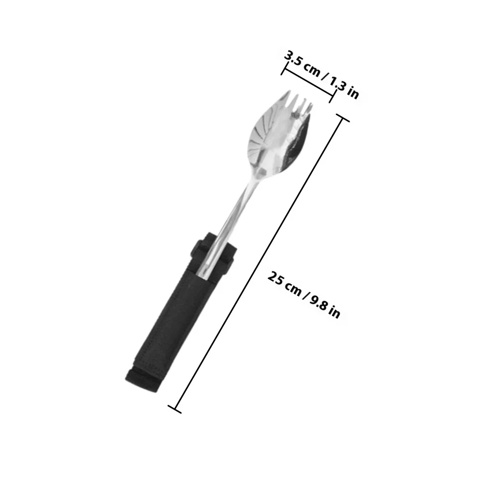 سبورك متكيف لكبار السن مع مقبض غير قابل للانزلاق، قوي وخفيف الوزن وسهل الإمساك لكبار السن المعاقين، مقاوم للارتجاع من الفولاذ المقاوم للصدأ