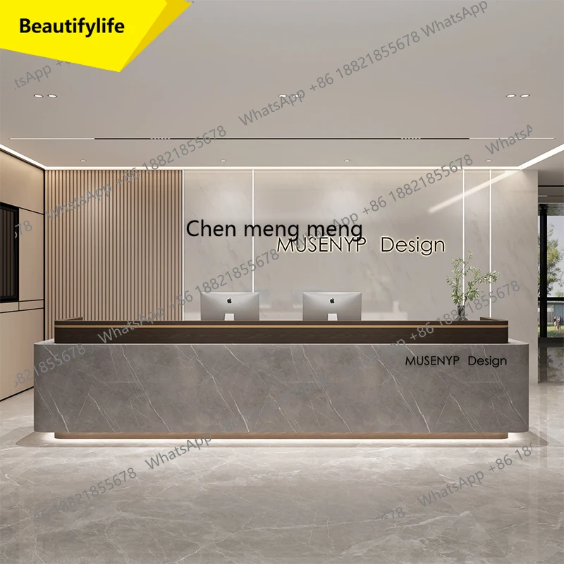 M46 شركة بسيطة مكتب الاستقبال مكتب الاستقبال صالون تجميل فندق بار الخروج صفحة مكتب الترحيب #1