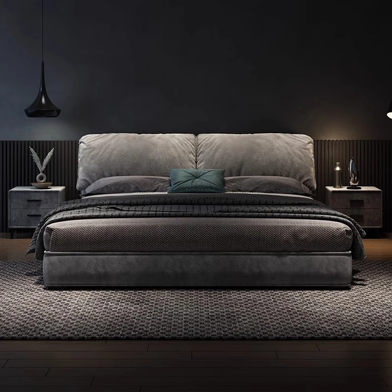 Bedroom Human Dog Bed Frame Double Luxury Modern Massage Bed Wooden Girls Design Floor Simple Letto Matrimoniale Home Furniture