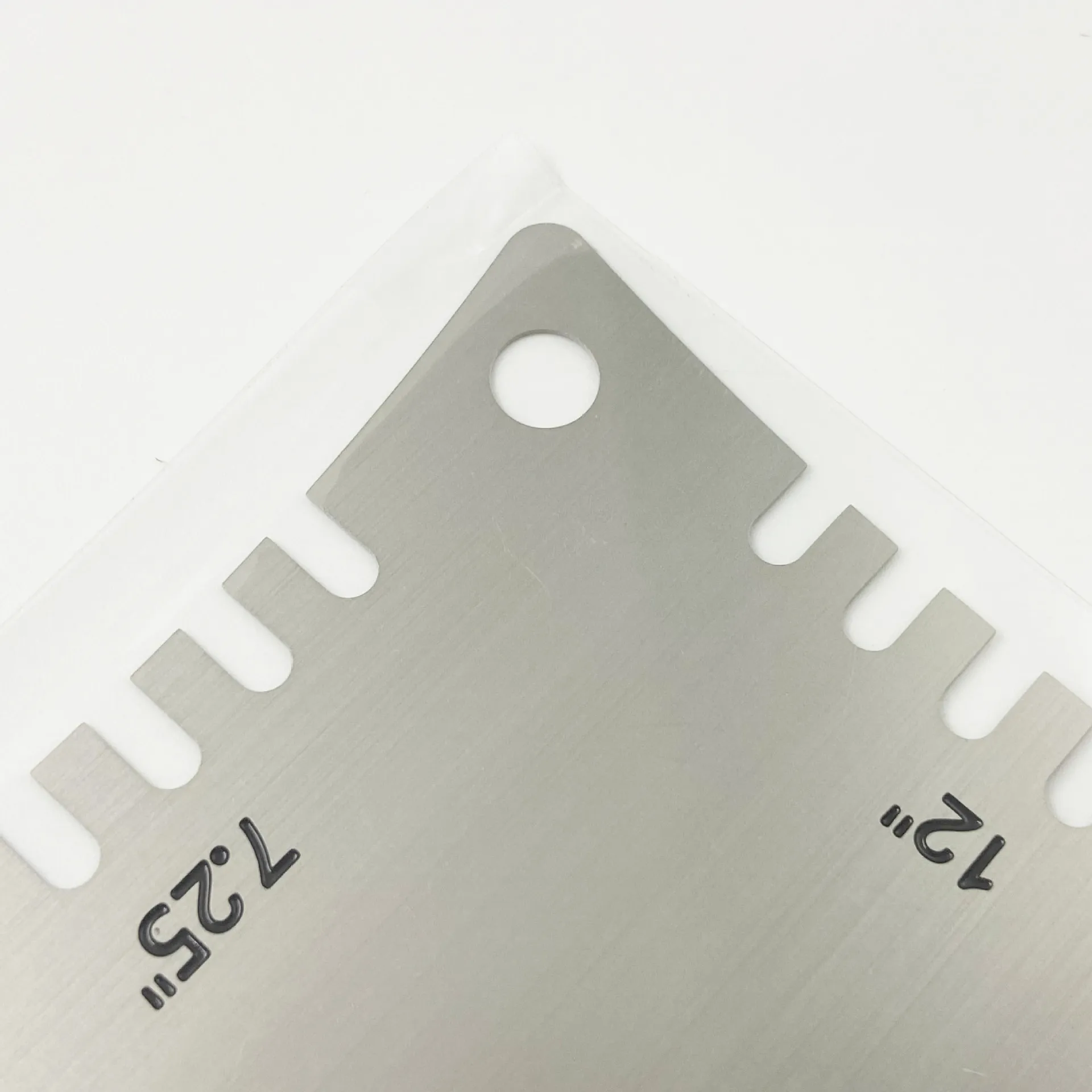 4PCS Acoustic / Classical / Electric Guitar Arc Ruler / Radius Gauge Set W/ Teeth / Stainless Steel Measuring Fingerboard Radius
