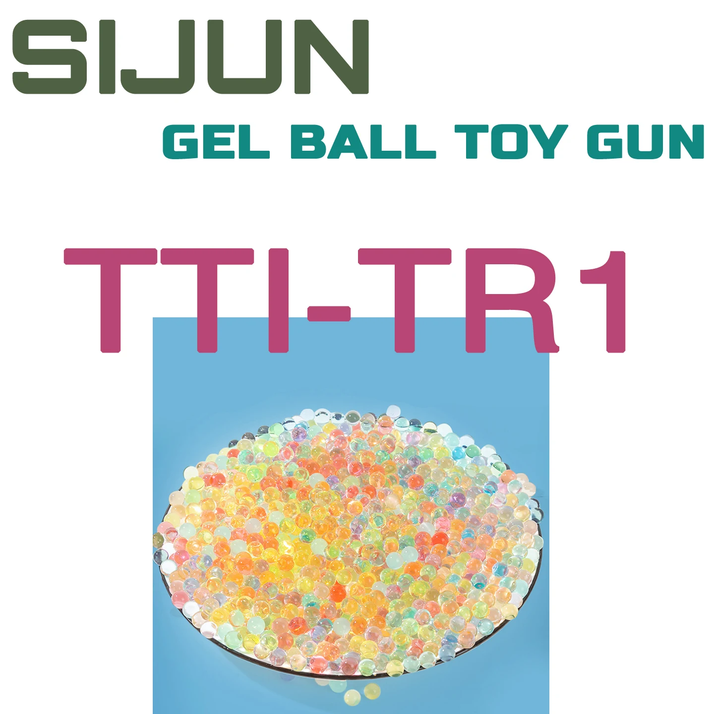 AK UNCLE SIJUN TTI TR1 Gel Ball oy Gun 7-8mm Water Gel Ball GBB Electric Toy Gun WBB