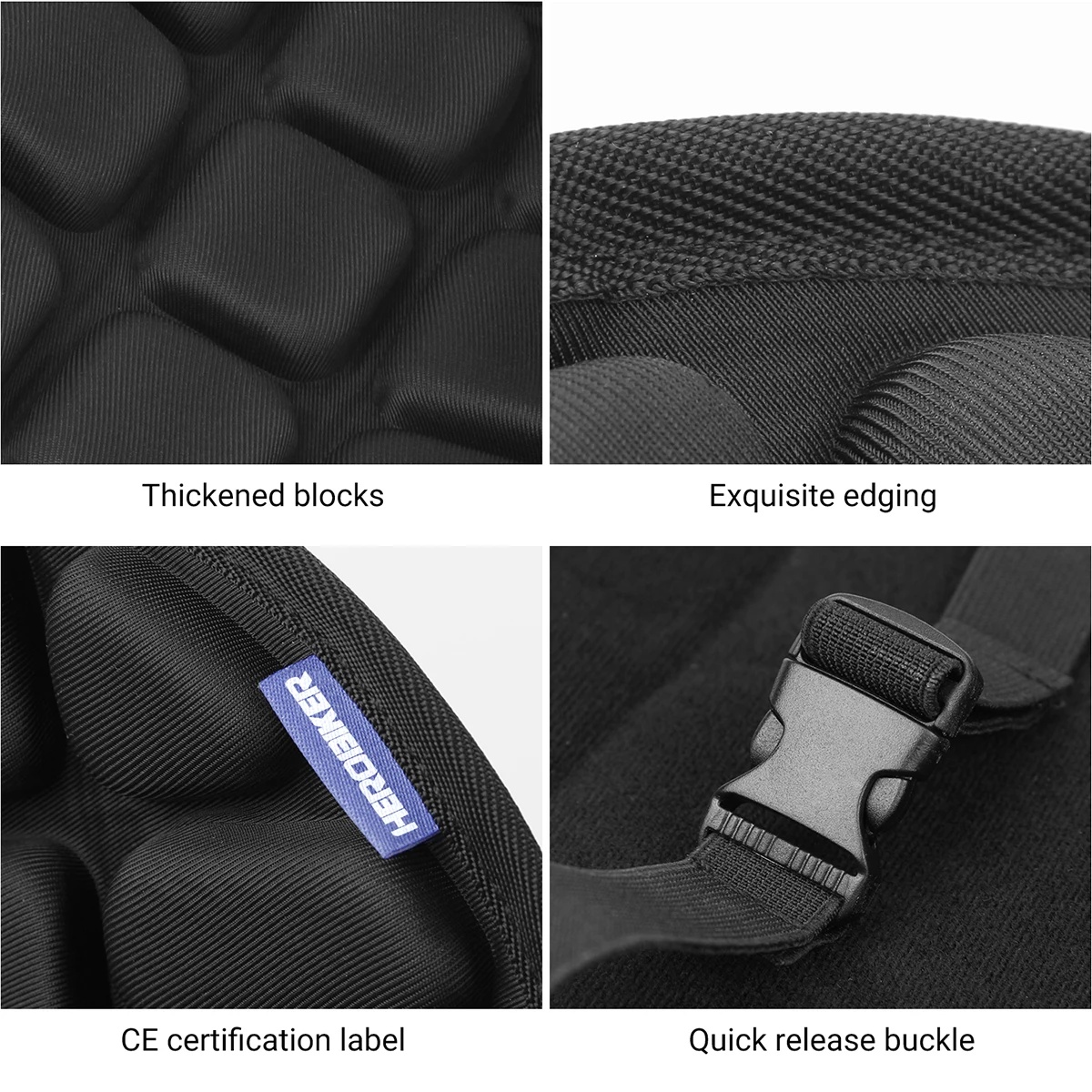Motorcycle Seat Cushion Breathable Heat Insulation Air Cushion Cover Non-Slip Electric Bicycle Seat Cover Shock Absorption view 6